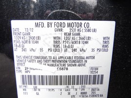 Parting Out 2013 Ford Edge SEL Black 3.5L AT 4WD #F22089